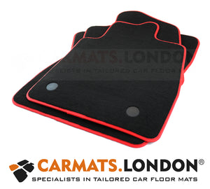 Ford Fiesta 2018 - 2021 Tailored High Quality Car Mats with Red Trim