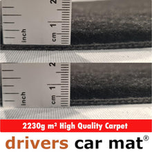 Hyundai I-20 2008 - 2013 (2 Holes in Drivers Mat) Tailored Drivers Car Mat (Single)